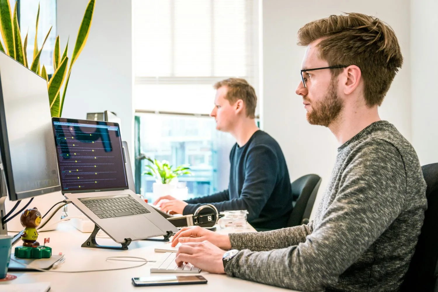 Team working on automations